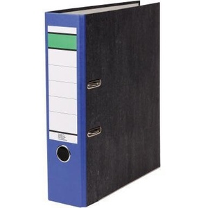 80mm DIN <b>A4</b> Binder 100% Recycled Paper Blue File <b>Folder</b> Neutral Goods - Product Image 1