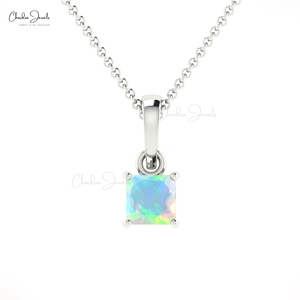 2023ออกแบบใหม่สร้อยคอจี้อัญมณีโอปอลแท้14K สีทองพร้อมไข่มุกสุดหรู - Product Image 2