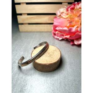 Navajo Handmade 14k Gold & Sterling <b>Silver</b> Cuff <b>Bracelet</b> Cultural Collectible Jewelry - Product Image 2