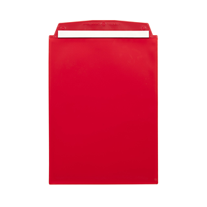 Portadocumenti con tasca trasparente, autoadesivo, DIN A5 verticale, Rosso, 10 pz. / Confezione.- SDSK/5210-01 - Product Image 1
