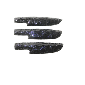 Venta al por mayor punta de flecha de obsidiana negra cuchillo de 5 "pulgadas cuchillo de mano cuchillo de punta de flecha para la venta - Product Image 2