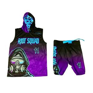 Ropa de compresión de calidad 7 en 7 uniforme de fútbol Spandex/algodón transpirable conjuntos impresos - Product Image 3