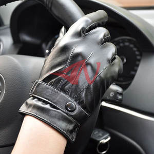 High Performance <b>Men</b> Leather Driver <b>Gloves</b> Built For Easy Steering And Reduced Hand Fatigue - Product Image 5