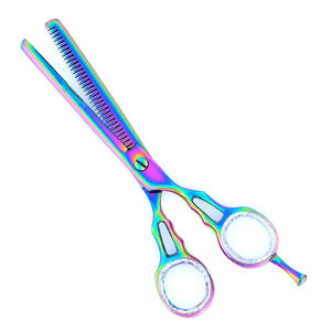 Ciseaux professionnels pour couper et effiler les cheveux, ciseaux de salon de coiffure, ciseaux effilés à dents plates régulières - Product Image 2