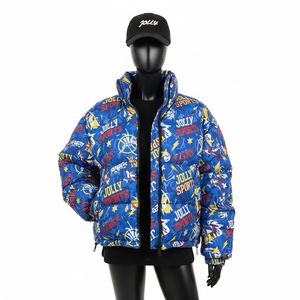 Chaqueta Acolchada de Invierno para Mujer, Tejido de Poliéster 100% Premium, Relleno de Fibra, Panel Acolchado, Chaqueta Acolchada con Logotipo Personalizado para Mujer - Product Image 1