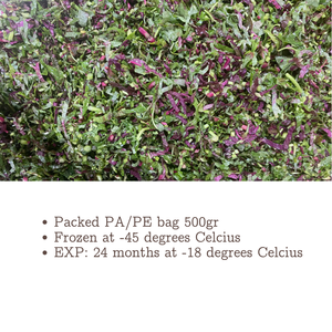 Hojas de Amaranto Congeladas Premium de Vietnam, Verduras Picadas para una Alimentación Saludable - Product Image 3