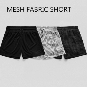 Pantalones cortos de malla Gimnasio Baloncesto Sudor Pantalones cortos de 5 pulgadas Bordado personalizado Calle Pantalones cortos casuales con bolsillos 100% Poliéster Tejido - Product Image 6