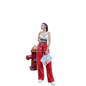 ชุด2023ผู้หญิงสองชิ้นใส่ง่ายแฟชั่นธรรมชาติชุดฤดูร้อนบรรจุภัณฑ์ออกแบบเองผู้ผลิตเวียดนาม - Product Image 1