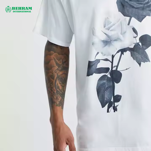 Nouveau design 2025 – T-shirts décontractés pour hommes, coupe ample, 100 % coton, col rond, respirants et écologiques, fabriqués au Pakistan - Product Image 5