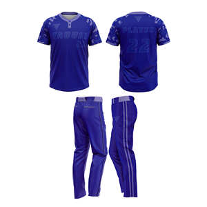 Diseña tus propios uniformes de béisbol y sóftbol de ensueño 100% poliéster uniforme de béisbol precio razonable - Product Image 3