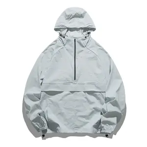 Mens Lightweight Waterproof Jacket Windproof Rain Hooded jackets for Men Hiking Cycling Travel M- 5XL