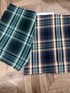 High Quality 100% Linen Cotton Poplin Check Shirt Fabric Plain Woven Twill Men's Girls' Printed Garments Direct Export India - Product Image 2