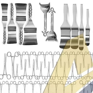 Instruments chirurgicaux médicaux en acier inoxydable de qualité supérieure pour laparotomie de 197 pièces par SUAVE INSTRUMENTS SURGICAUX - Product Image 4