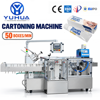 Machine d'emballage automatique à grande vitesse pour tubes de dentifrice et boîtes de carton YH