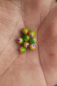 Perles de verre sur le thème africain millefiori sur mesure de très bonne qualité pour les magasins de perles et également à des fins de revente. - Product Image 2