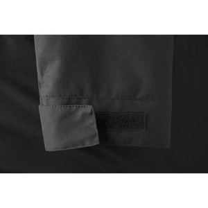 Chaqueta de poliéster con capucha personalizada negra para hombre, cortavientos para hombre, ropa deportiva transpirable a prueba de viento - Product Image 5