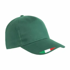 Cappellino a 5 Pannelli Tricolore Personalizzato per Gadget Promozionali - Product Image 2