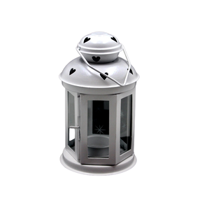 Lanterne décorative de noël en fer couleur or bougie lanterne pour décorations faites à la main en gros en vrac - Product Image 6