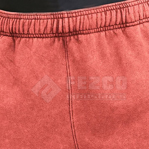 Pantalones Cortos Bermuda de Algodón de Color Sólido para Hombre, Cintura Elástica, Estilo Casual, Transpirables, con Bolsillos, Corte de Tiro Medio - Product Image 4