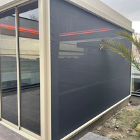 Pergola moderne en alliage d'aluminium, bioclimatique rétractable, écologique, anti-rongeurs, imperméable, finition thermolaquée