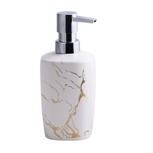 Accessoires de cuisine et ensemble de salle de bain Distributeur de savon mousse marbre bouteille de désinfectant liquide pour les mains salle de bain - Product Image 5