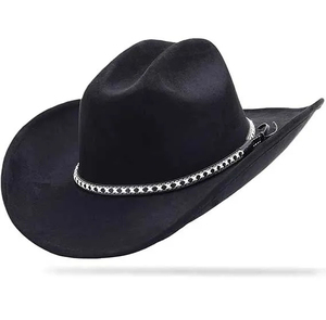 Chapeau en cuir pour homme, style classique, visière courte, élégant, en cuir pleine fleur, tendance du marché américain et européen - Product Image 2