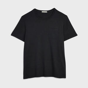 Men's Microfiber T-Shirt Custom Design DTG Printed Short Sleeve Crew 100% Cotton <b>Black</b> Color - Product Image 5