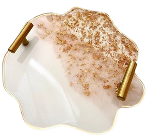 Custom Made Resin <b>Tray</b> Home Decor Handmade Serving <b>Trays</b> Hotel Home Serving Resin <b>Tray</b> Best Quality <b>Snack</b> Serving <b>Trays</b> - Product Image 3