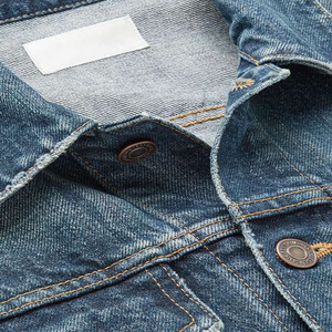 Premium Mens <b>Vintage</b> <b>Denim</b> <b>Jacket</b> with Button Closure and Stylish Streetwear Design - Product Image 3