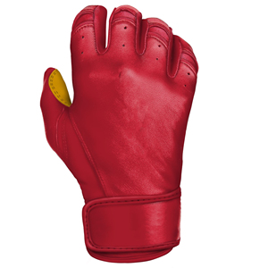Recién llegado, guantes de bateo de béisbol de cuero genuino, superventas, guantes de bateo deportivos personalizables sin picadura - Product Image 4
