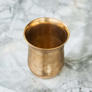 Verre à boire poli en métal cuivre de haute qualité pour un usage quotidien pour la maison et le bureau Finition naturelle au prix de gros - Product Image 5