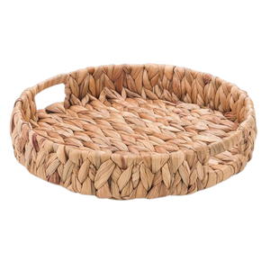 ถาดเสิร์ฟทรงกลมทำจากหญ้าทะเลสานสไตล์โบโฮ ถาดน้ำเต้าหู้ ผลิตในเวียดนามโดย KingCraftViet - Product Image 1