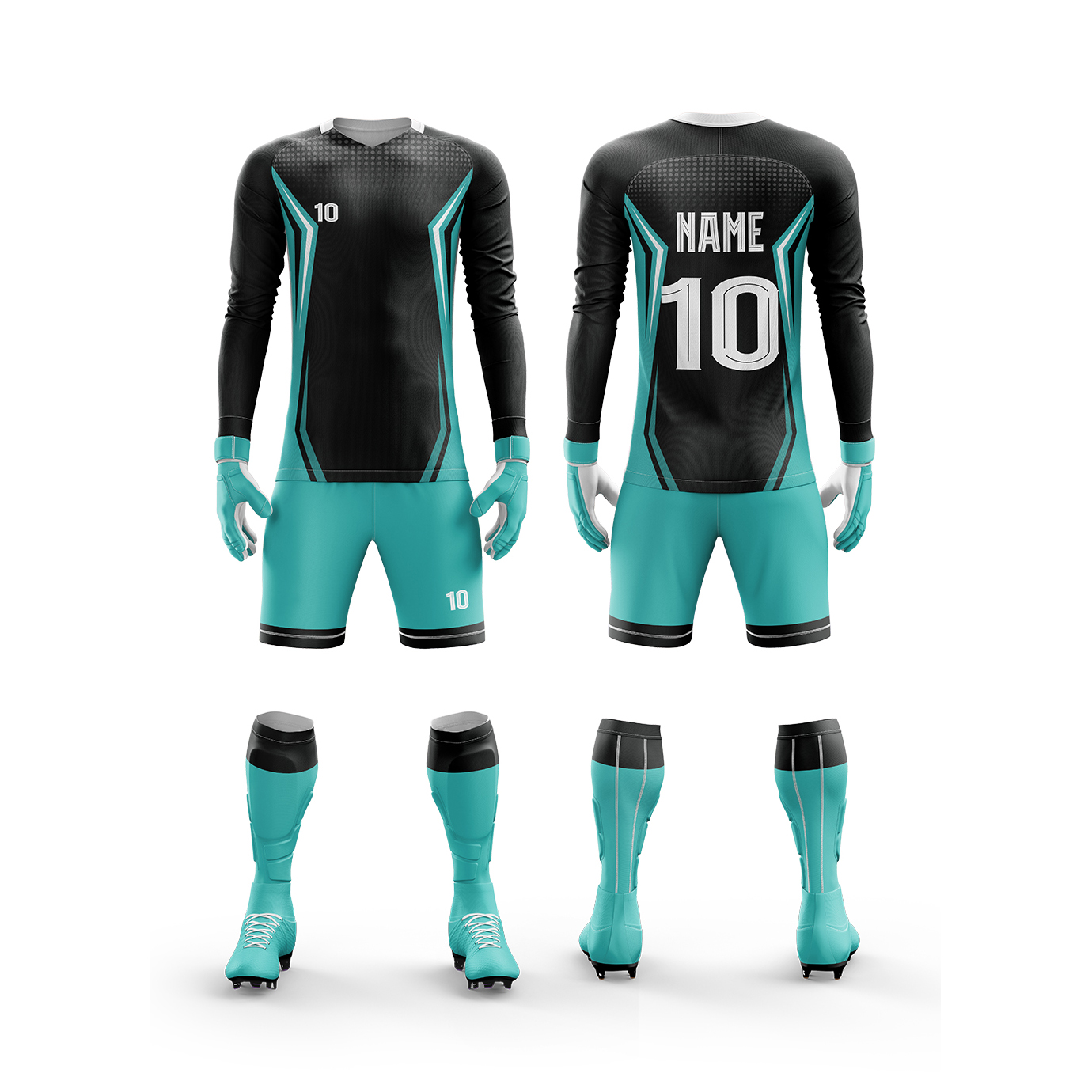 新品　NEW goal keeper ユニフォームセット　football Club Team Morocco Soccer Team Goalkeeper Jersey Set Mark