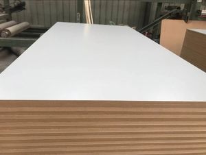 Bán Buôn Chất Lượng 3Mm 5Mm 6Mm 9Mm 12Mm 15Mm 18Mm Fibreboards Trắng Nhiều Lớp Melamine Phải Đối Mặt Gỗ MDF <span class=keywords><strong>Hdf</strong></span> Hội Đồng Quản Trị Cho Đồ Nội Thất - Product Image 3
