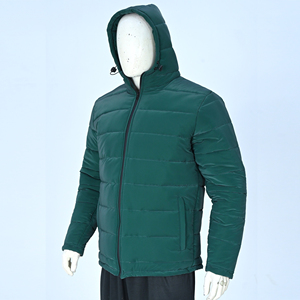 Chaqueta Acolchada con Capucha para Hombre de Kent Trading Company, Chaqueta de Invierno Gruesa con Relleno de Algodón, Resistente al Viento, Corte Regular, Ropa Casual para Exteriores - Product Image 4