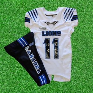 Conception personnalisée OEM Uniformes de football américain pour jeunes Vêtements d'entraînement respirants à manches courtes Ensembles d'uniformes de football américain - Product Image 1