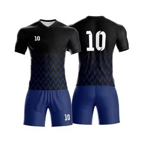 Uniforme de football en tissu de maille 100% de haute qualité personnaliser la conception maillot de football respirant imprimé par sublimation pour les vêtements d'entraînement - Product Image 1