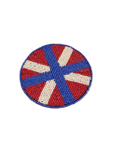 Posavasos con cuentas para regalar, posavasos con cuentas de diseño personalizado para fiestas de inauguración de casa, bar, posavasos con cuentas de inspiración Vintage - Product Image 4