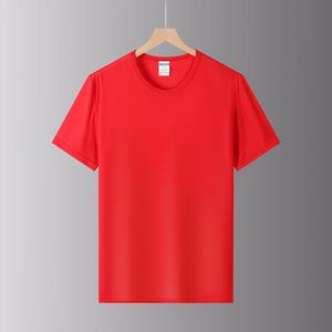 T-shirts tricotés de coupe régulière décontractés à manches courtes personnalisés pour hommes de haute qualité 100% coton de couleur unie meilleur design chemises - Product Image 4