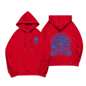 เสื้อฮู้ดดี้ผู้ชายแบบมีซิป ปักลาย ผลิตเอง ขายส่ง คุณภาพดี ผ้าฝ้าย 100% ระบายอากาศได้ดี เนื้อผ้านุ่ม - Product Image 5