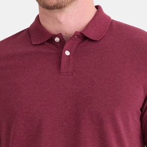 Logotipo personalizado 100% algodón de manga corta para hombre para camisas de polo Diseño de marca que absorbe la humedad Ropa de golf Lisa para Polo - Product Image 5