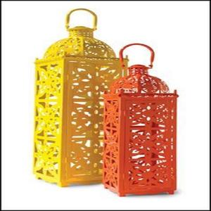 โคมไฟโมรอคโคสำเร็จรูปผงสีเหลืองดีไซน์ใหม่ตกแต่งสีทองมีสไตล์โคมไฟตกแต่งบ้าน - Product Image 3