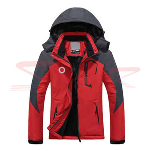 Custom Hooded Men's Windbreaker <b>Jacket</b> Zipper Knitted High Quality Waterproof <b>Plus</b> <b>Size</b> Breathable Eco-Friendly for Winter - Product Image 1