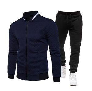 Conjunto de chándales de hombre con logotipo personalizado de gama alta, venta al por mayor, ropa deportiva ajustada de secado rápido cómoda, técnicas impresas de invierno - Product Image 4