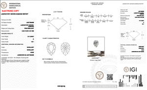D couleur VS1, clarté taille 1.01Ct diamant poli en forme de poire HPHT-CVD diamant bijoux diamants en vrac - Product Image 5