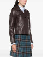 Veste d'hiver en cuir véritable pour femme grande taille coupe-vent et respirant Style de rue noir pour les amateurs de moto