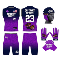 Uniformes de Fútbol Americano 7v7 Personalizados, Camisetas Sublimadas Transpirables de Alta Calidad para Hombre