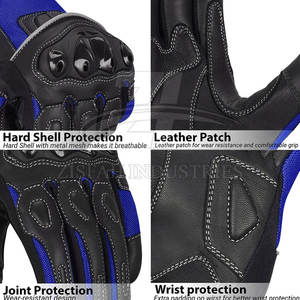 Guantes de moto de desgaste de protección personalizados de diferentes colores hechos al por mayor mejor precio guantes de moto - Product Image 4