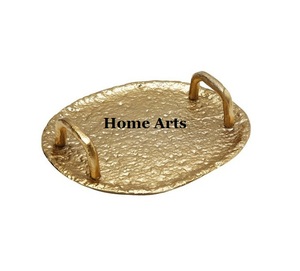 Lot de 2 plateaux à dessert de formes différentes, design fabuleux, plateau à dessert en aluminium pour collations à un prix abordable - Product Image 6