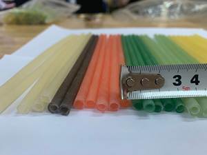 Rice <b>Straws</b> From Viet Nam Customized All Natural Color and Extracted From Vegetables 0% <b>Plastic</b> Classic Wrapped - Product Image 2